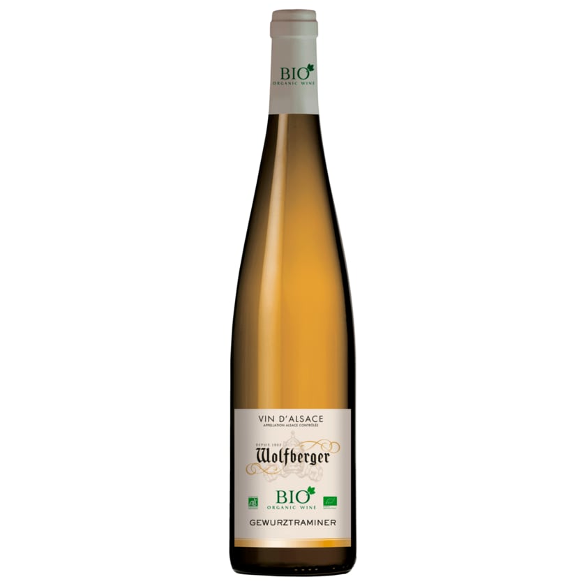 Wolfberger Bio Weißwein Gewürztraminer lieblich 0,75l
